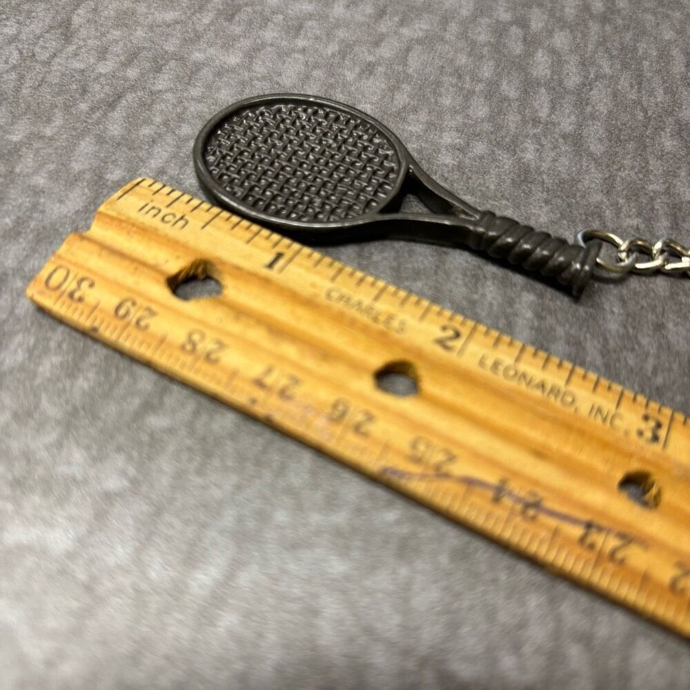Tennis Racket Metal Keychain *New* - Picture 5 of 6